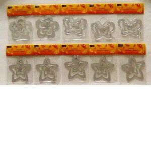 10 Pieces of Studio18 3D Ornament (Butterfly / Flower / Star)